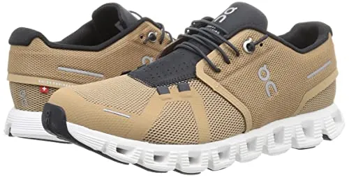 ON Mens Cloud 5 Textile Synthetic Chai Magnet Trainers