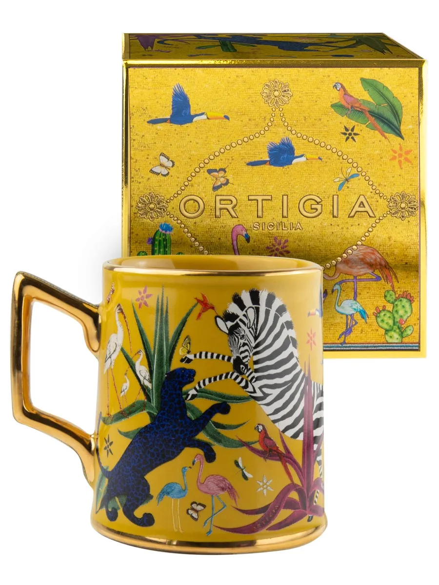 Ortigia Tazza Jungle Ceramic Sahara