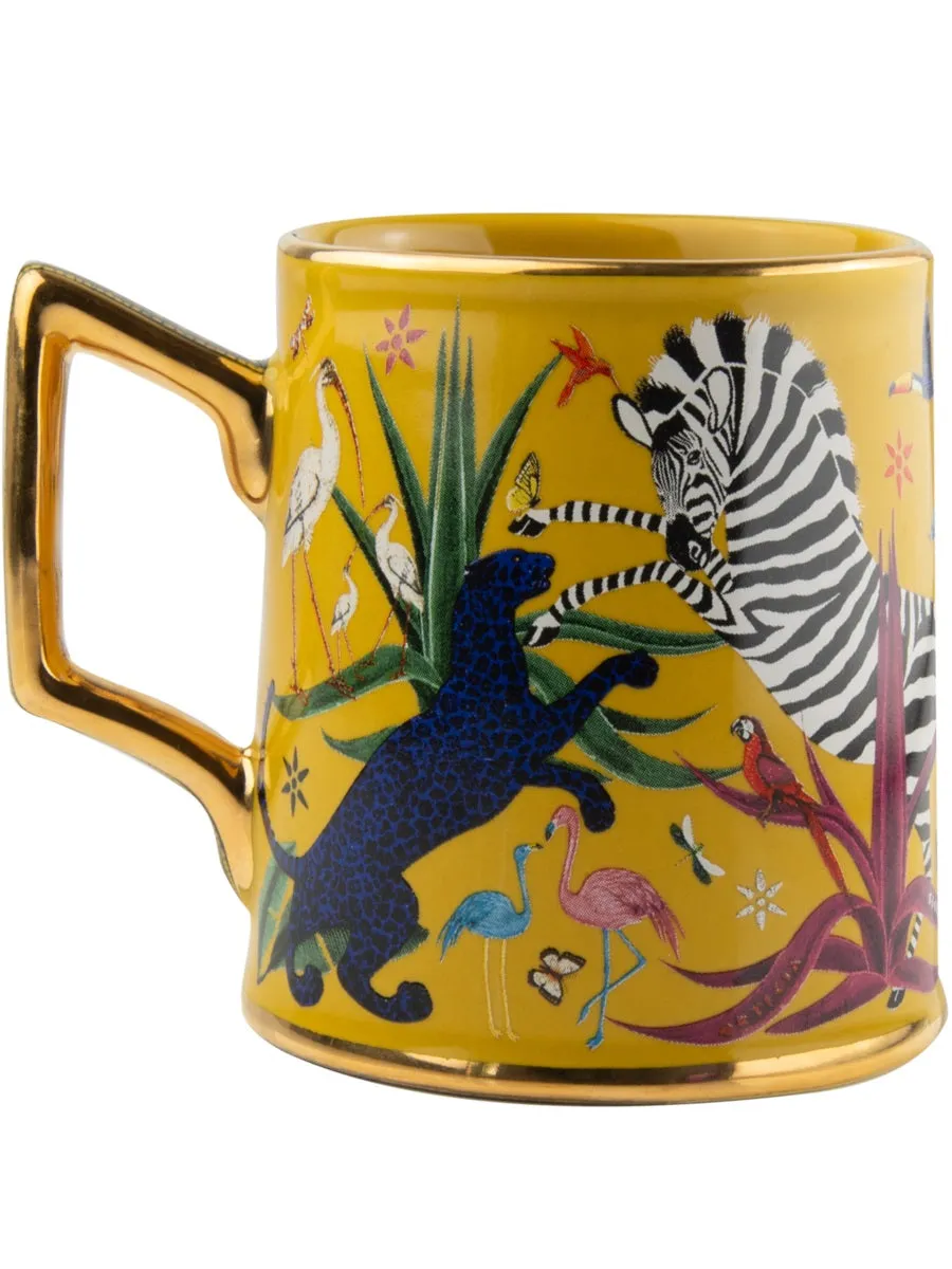 Ortigia Tazza Jungle Ceramic Sahara