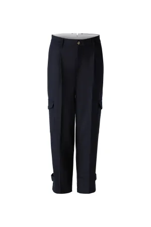 Oui Cargo Trousers Navy