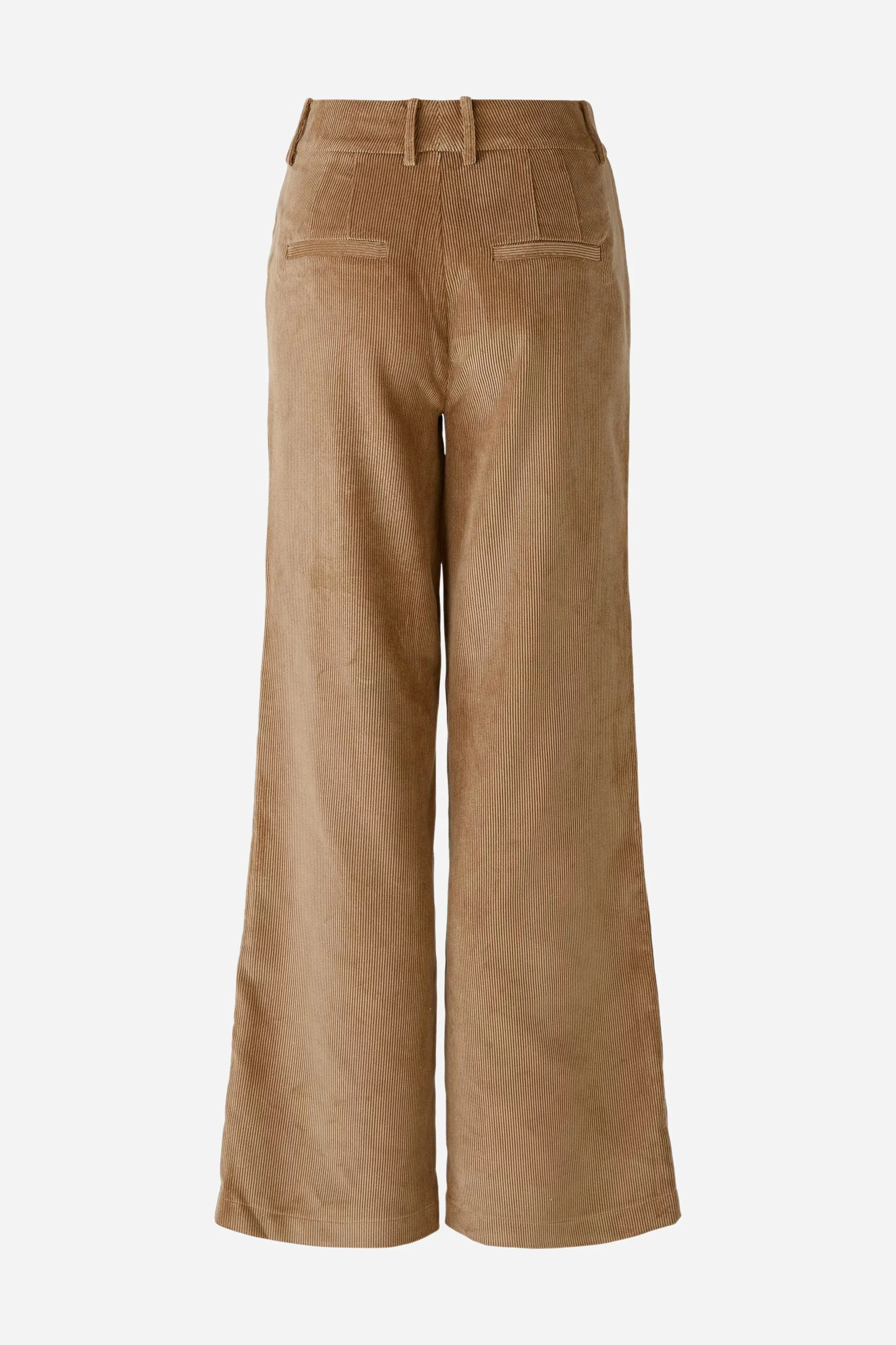 Oui Corduroy Trousers Camel