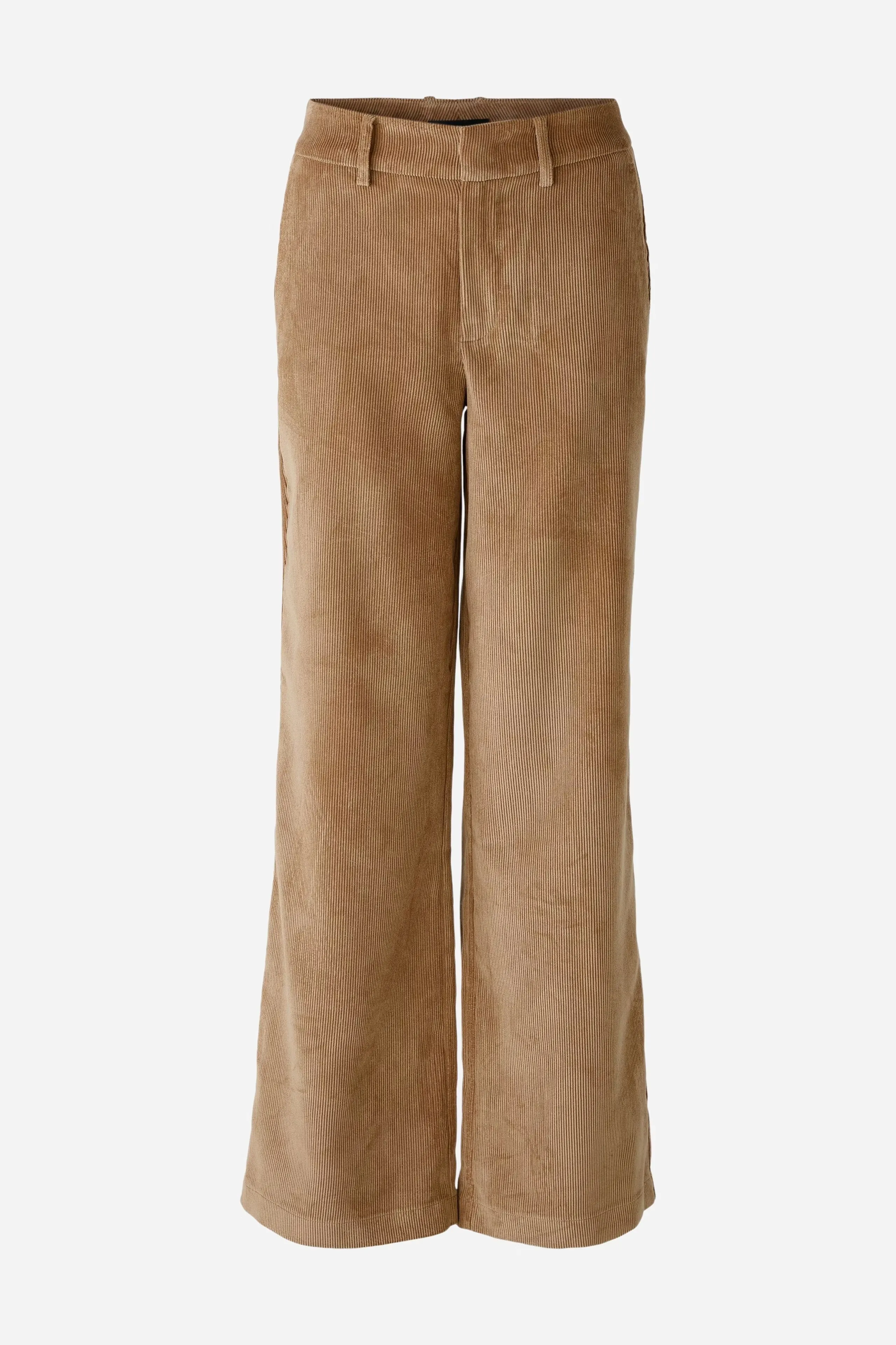 Oui Corduroy Trousers Camel