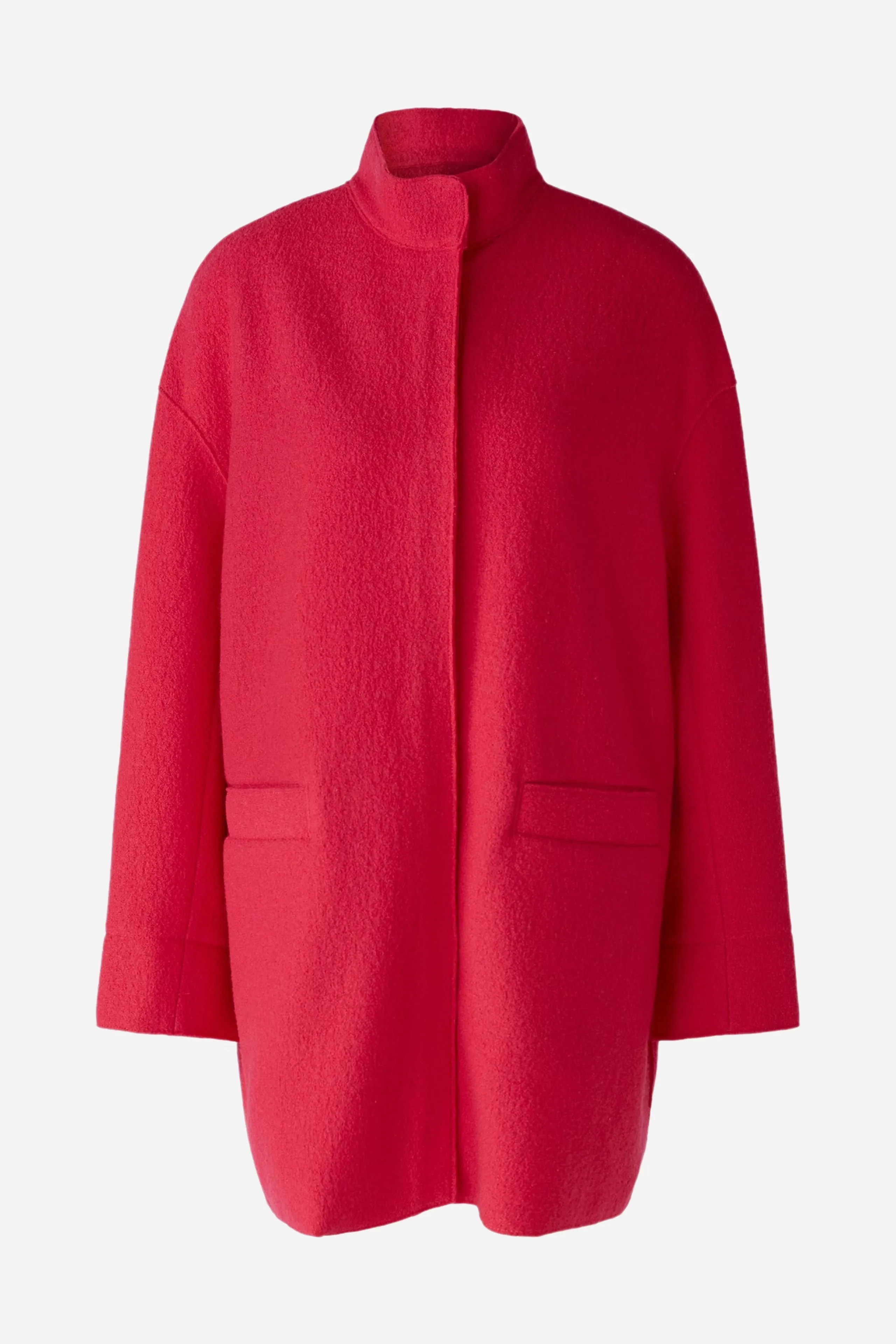 Oui Wool Coat Jazzy Magenta