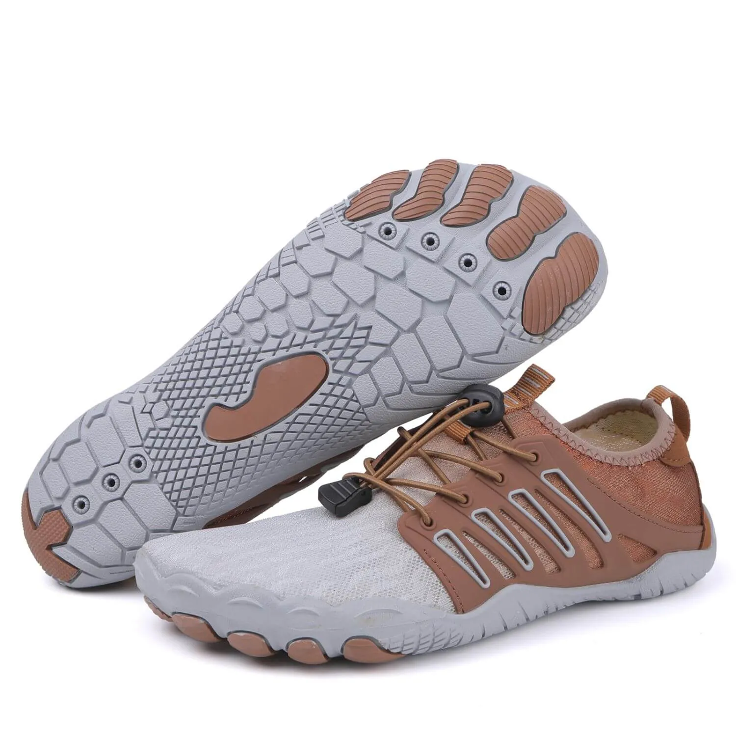 Outdoor Beach Shoes Five-finger Swimming/Diving/Wading/River Tracking Water Shoes Sports Fitness Non-slip Barefoot Shoes (Unisex)