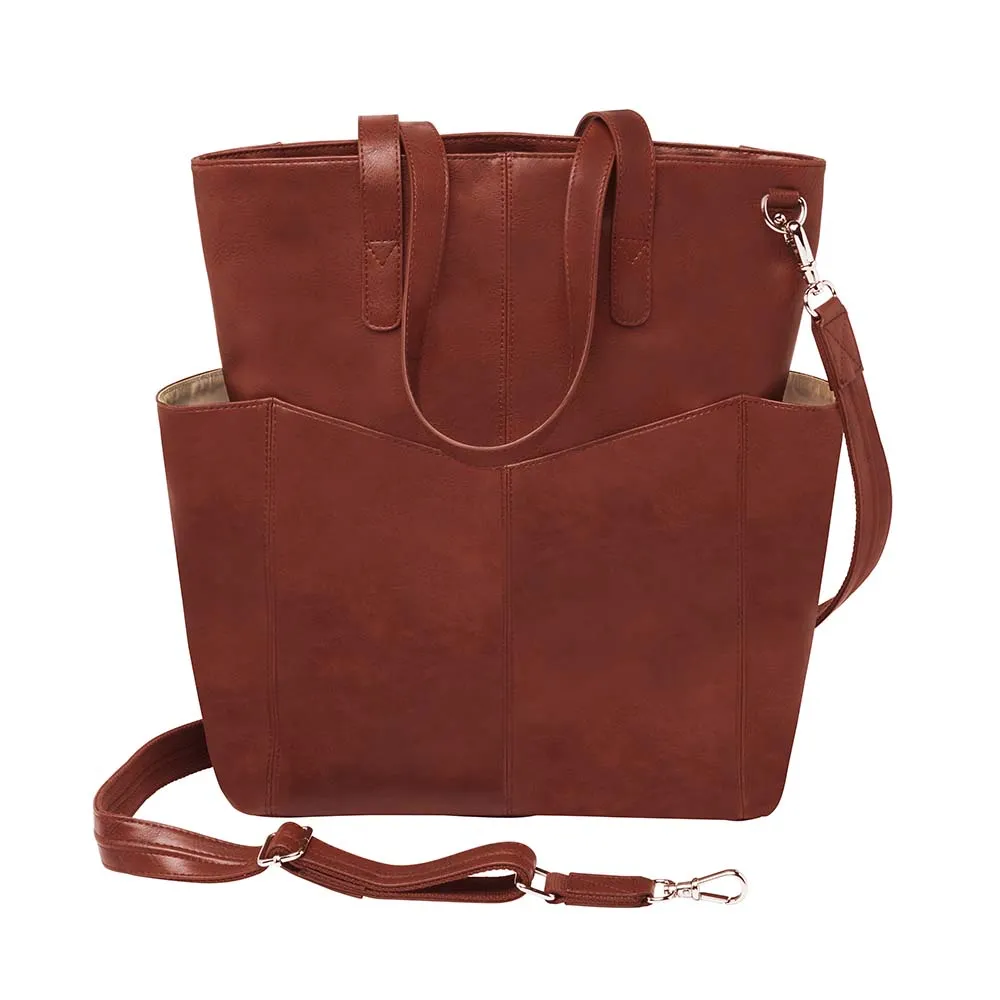 Oversized Travel Tote, Washable USA Cowhide