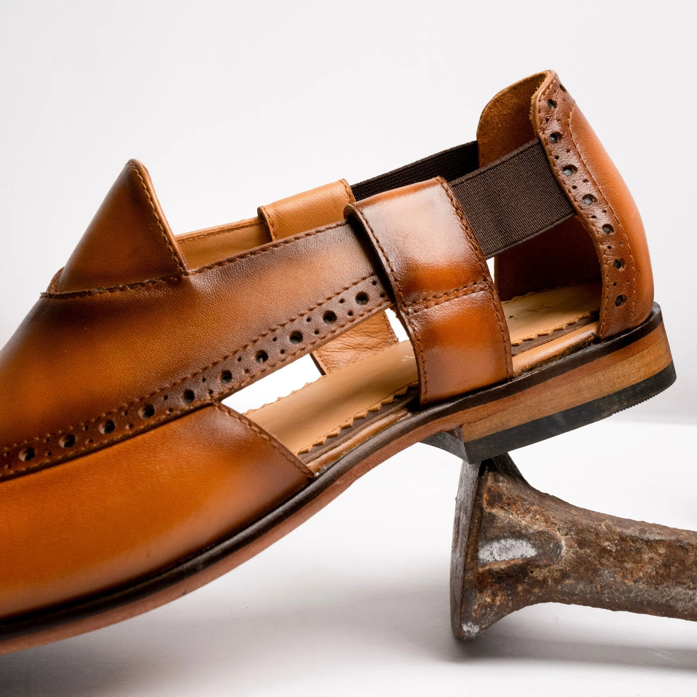 Peshauri Brogue | British Tan Leather