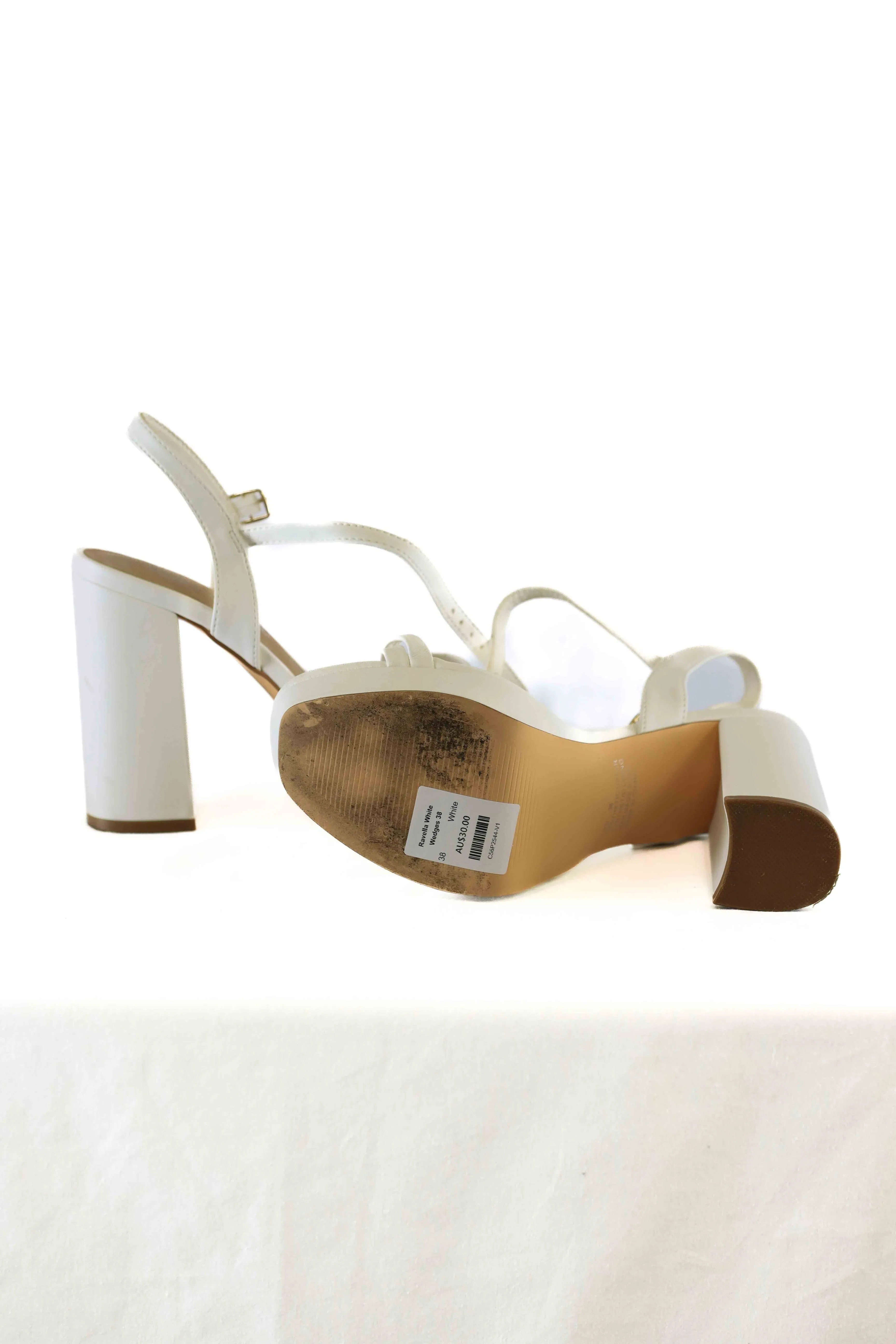 Ravella White Heels 38