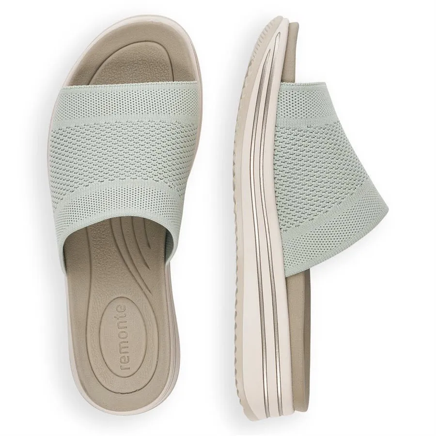 REMONTE ATHLEISURE KNIT SLIDE MINT