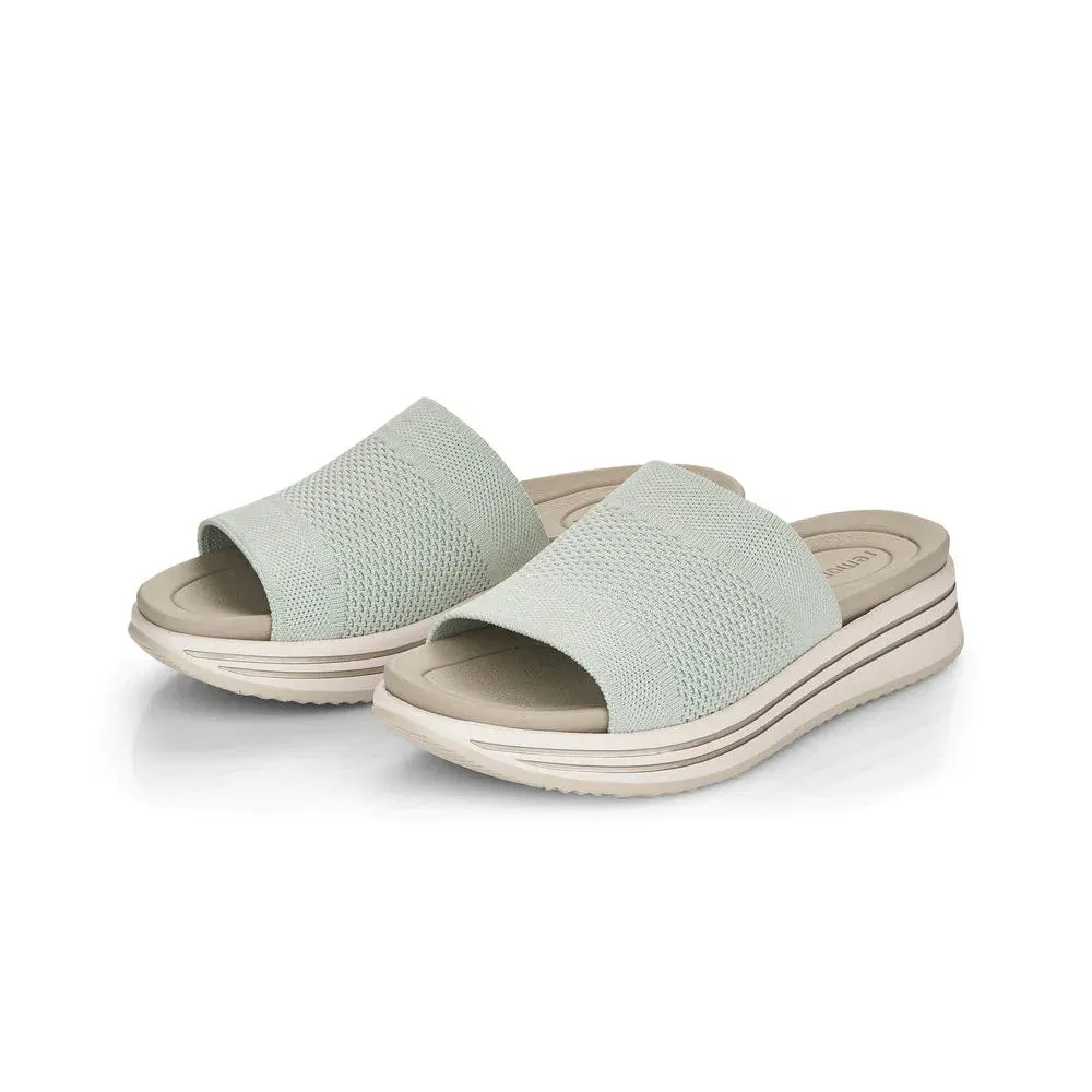 REMONTE ATHLEISURE KNIT SLIDE MINT