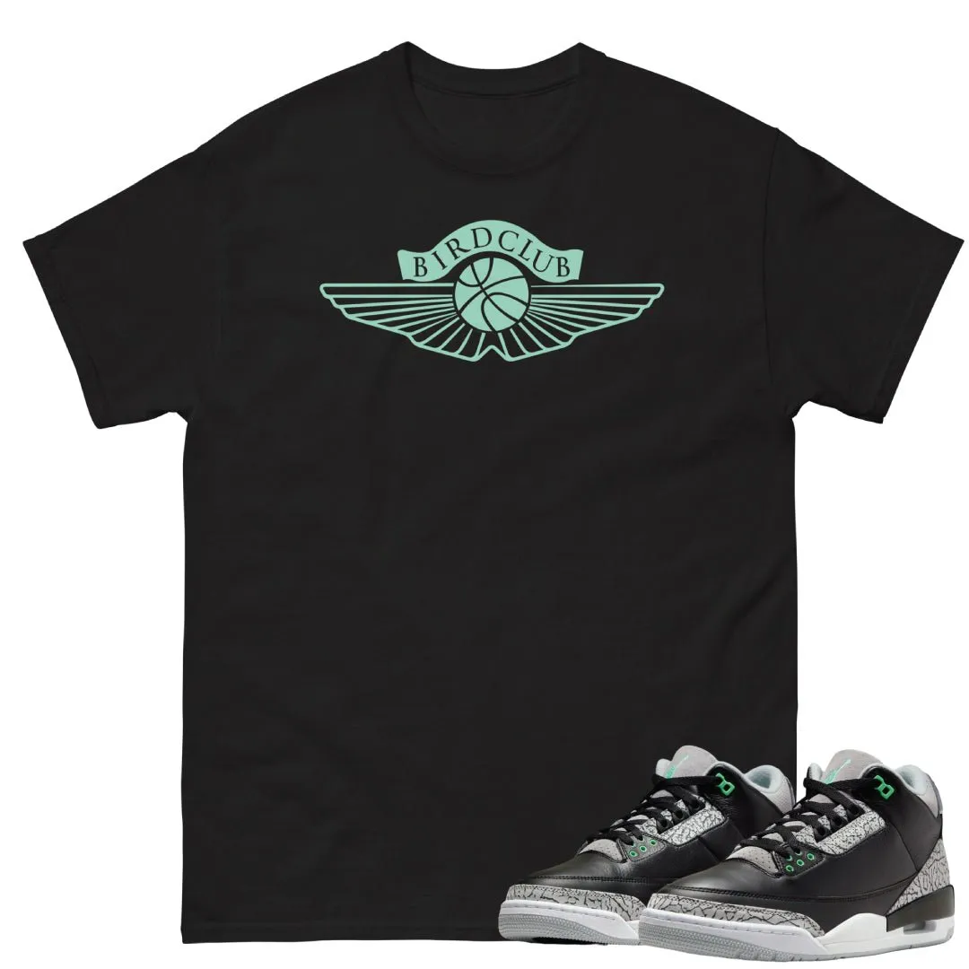 Retro 3 Green Glow Aston Shirt