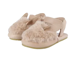 Romi Sandals | Fluffy Bunny | Light Rust Leather