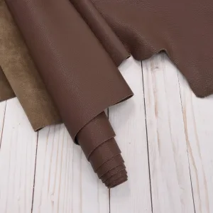 Seattle Roast Brown Tried n True 3-4 oz Leather Cow Hides