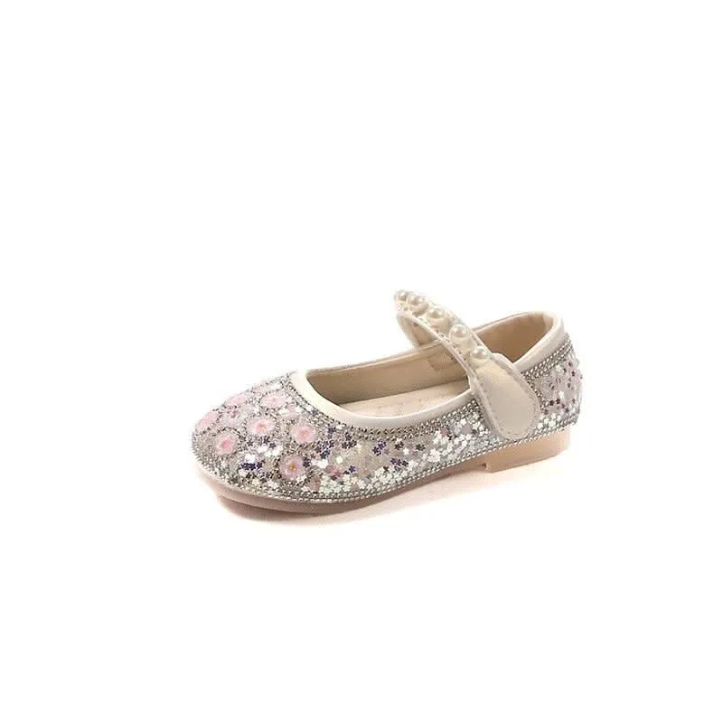 Shining Princess Shoes Beautiful Girls' Shoes in Multiple Colors Exquisite Design Children's Shoes Collection