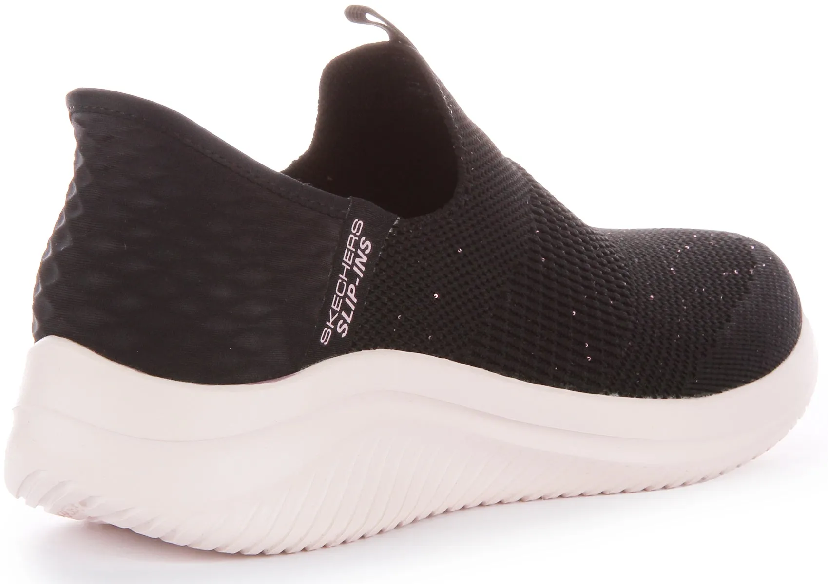 Skechers Ultra Flex 3.0 In Black Rose For Women