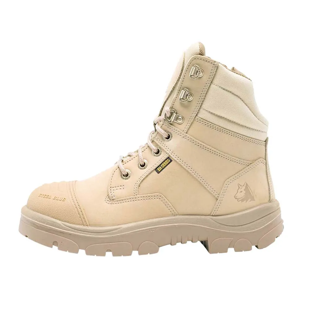 Southern Cross 6 Inch Zippered Slip Resistant Steel Toe Work Boots