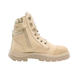 Southern Cross 6 Inch Zippered Slip Resistant Steel Toe Work Boots