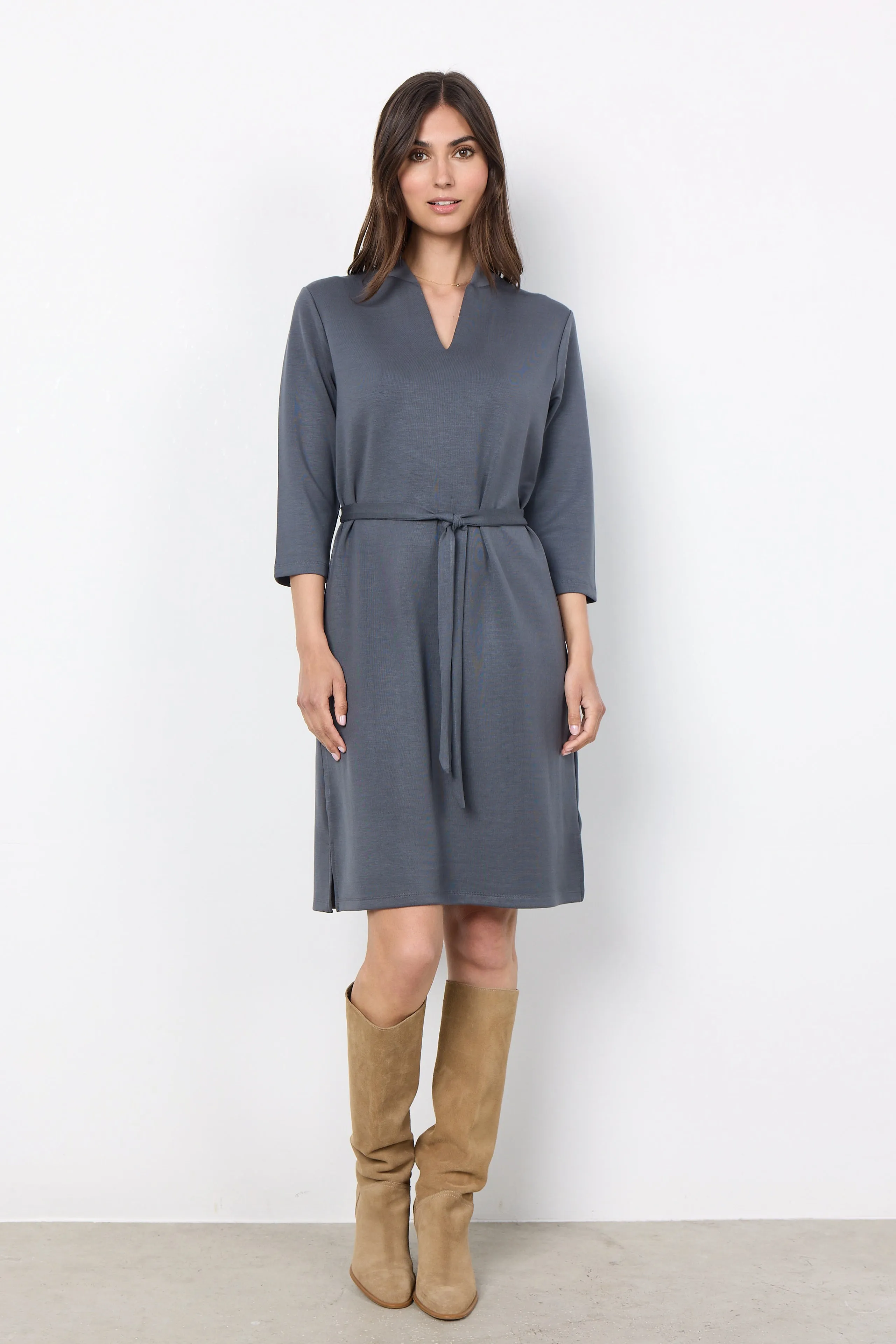 Soya Concept Banu 167 Iron Grey Dress