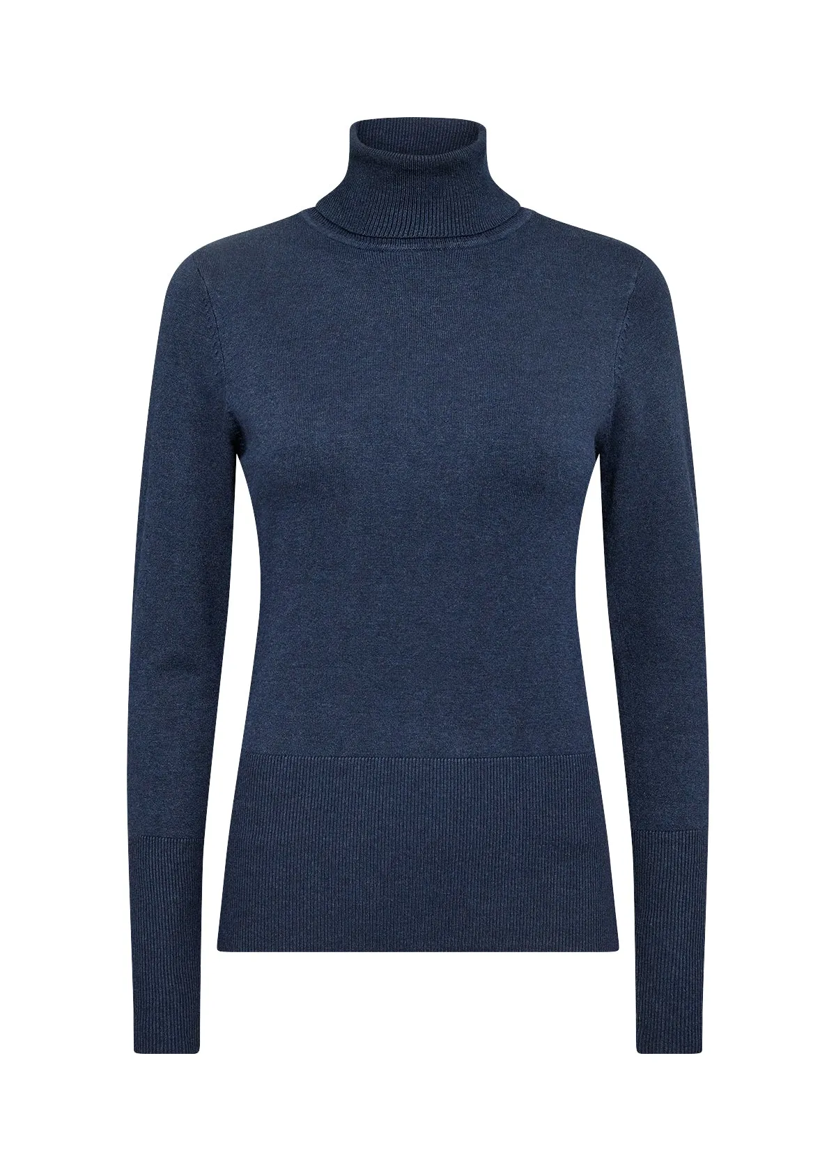 Soya Concept Dollie 145 High Neck Knit Pullover Navy