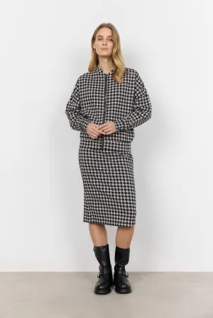 Soya Concept Idina 1 Jacket Houndstooth Pattern