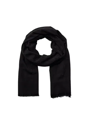 Soya Concept Namur 1 Knit Scarf Black