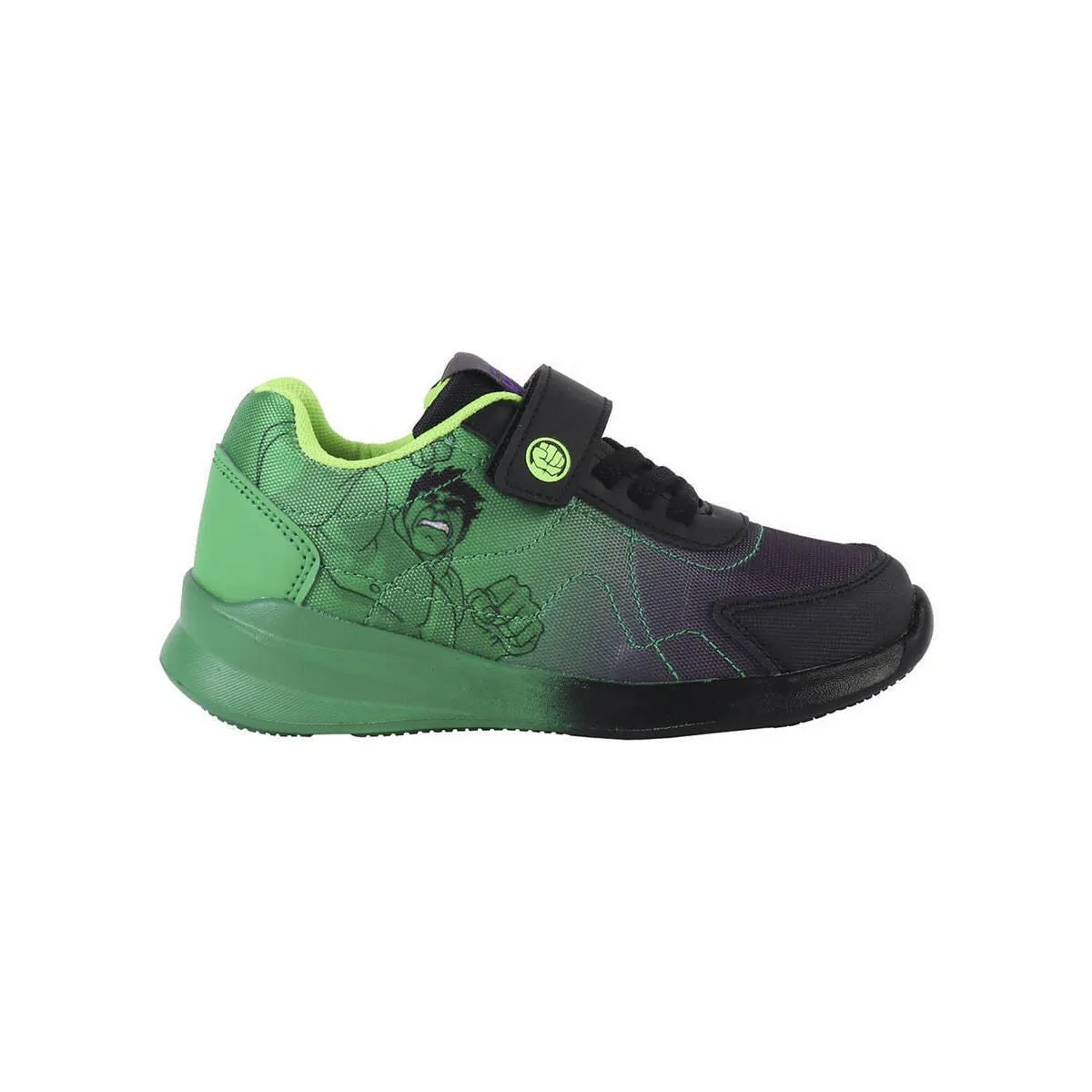 Sports Shoes for Kids The Avengers Green Black