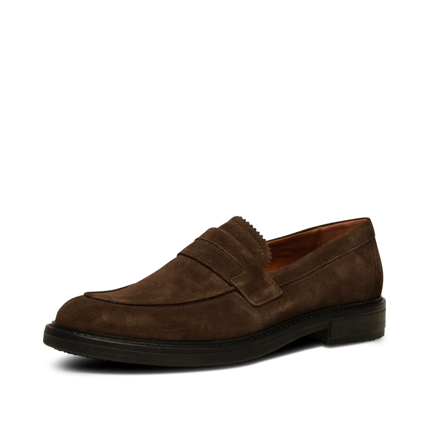 Stanley loafer suede - DARK BROWN