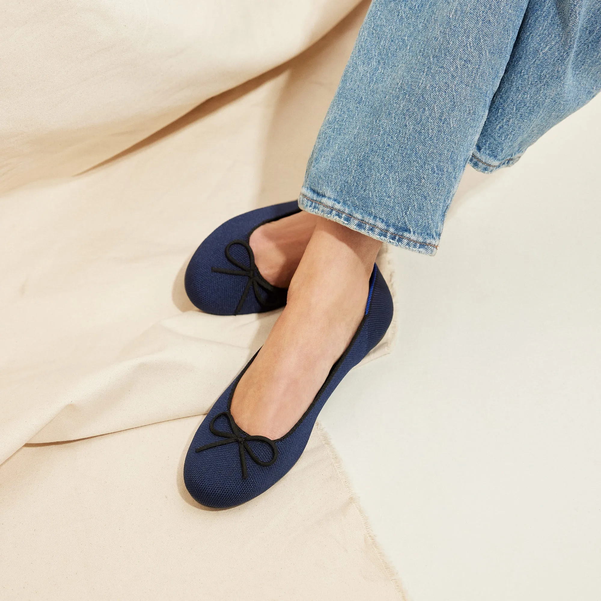 The Ballet Flat - Dark Navy