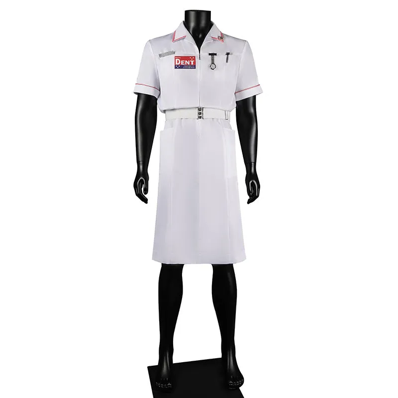 The Dark Knight Joker Nurse Suit Cosplay Costume