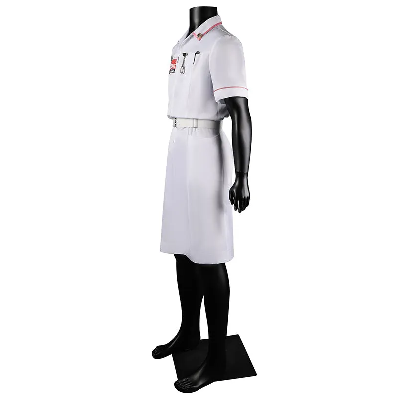 The Dark Knight Joker Nurse Suit Cosplay Costume