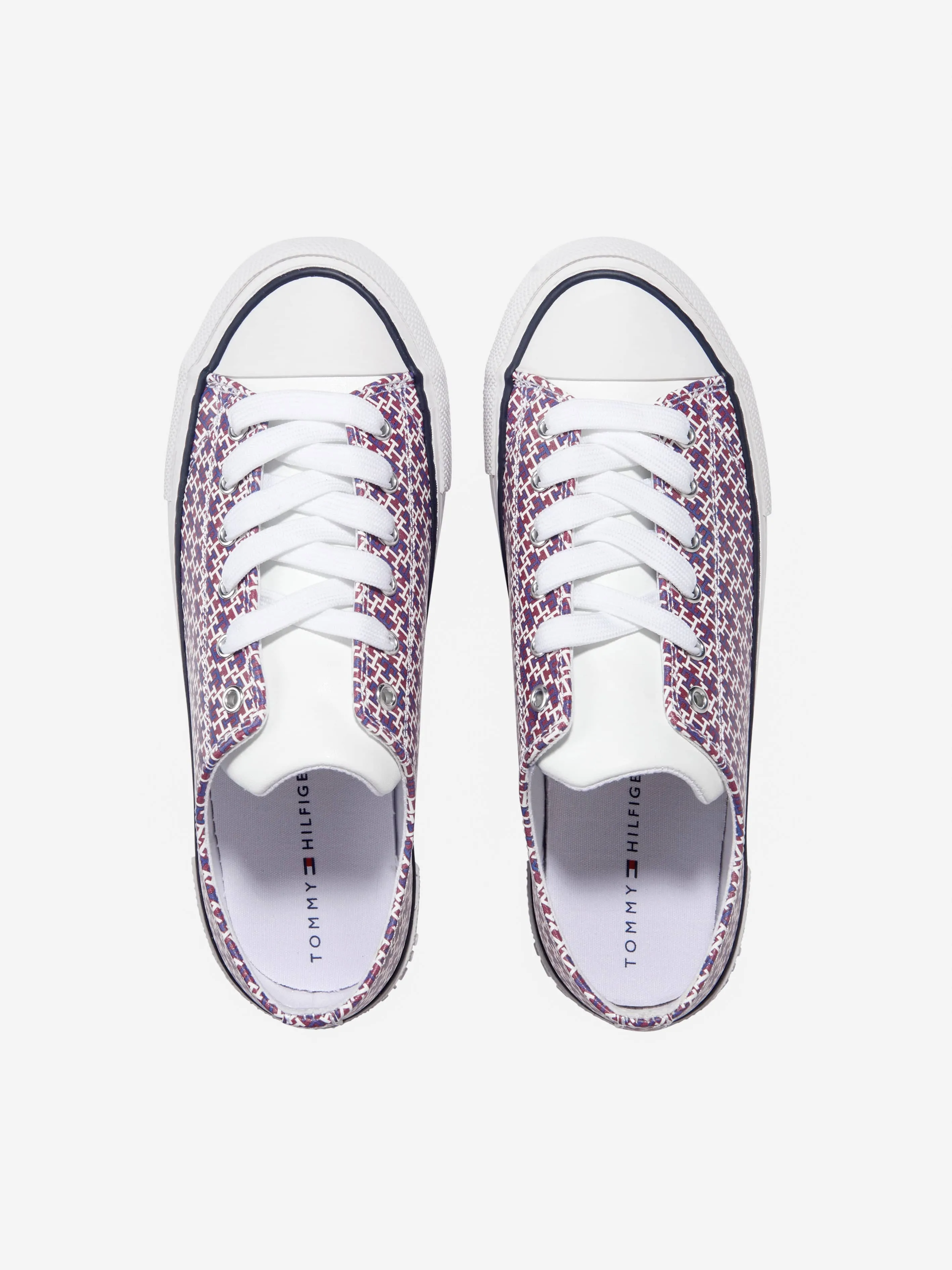 Tommy Hilfiger Girls Low Cut Lace Up Trainers