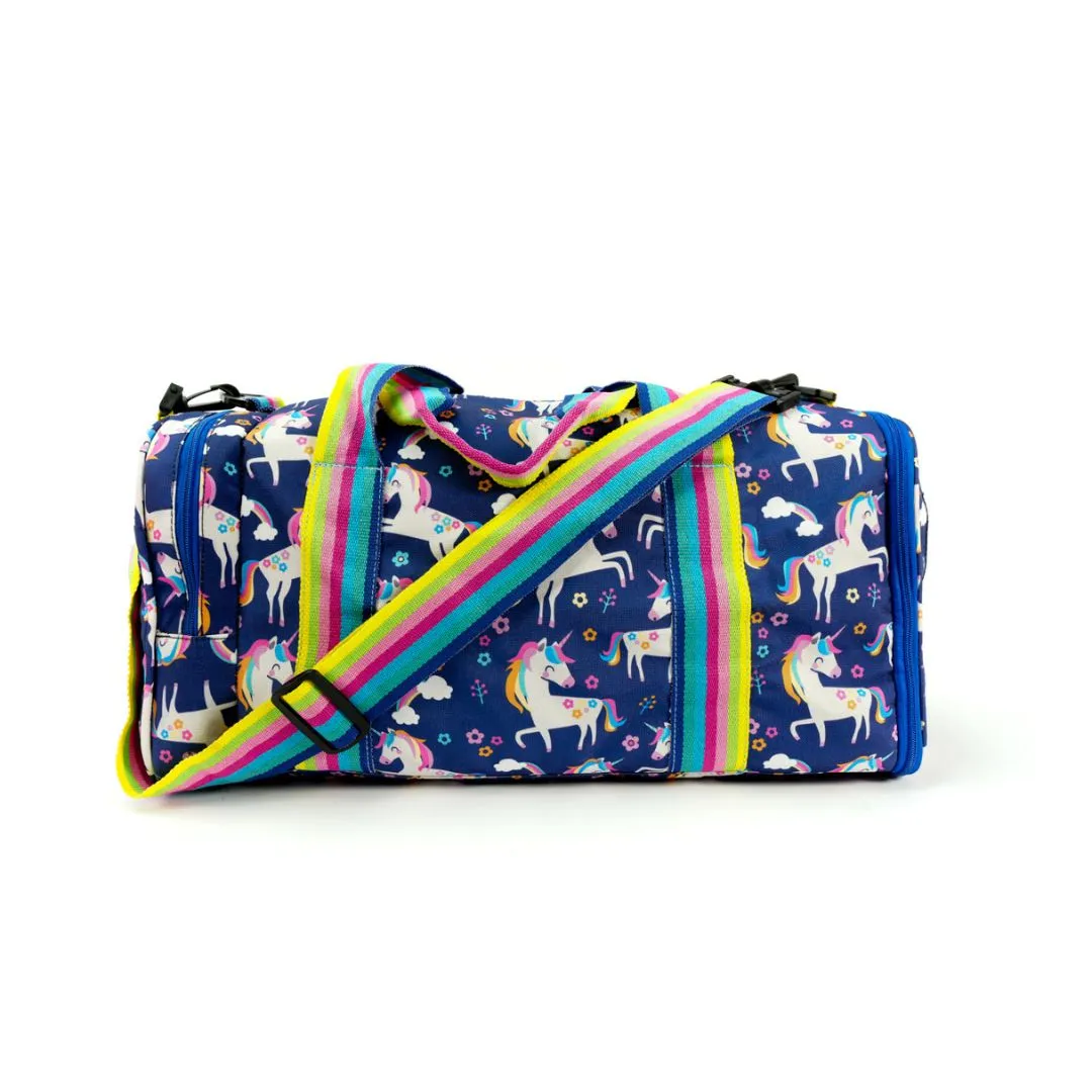 Unicorn Flowers Duffle Bag