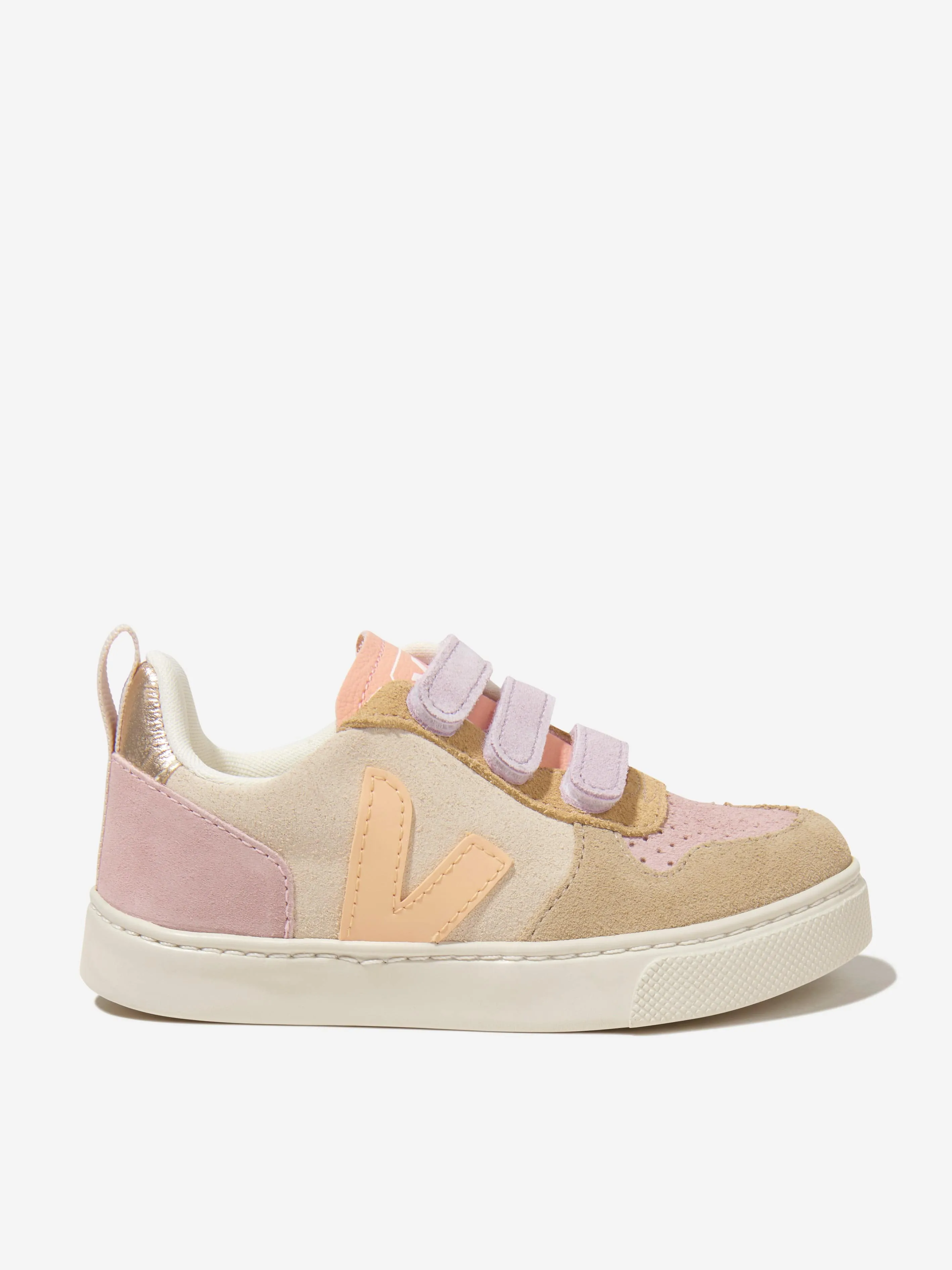 Veja Girls Suede V-10 Trainers in Multicolour