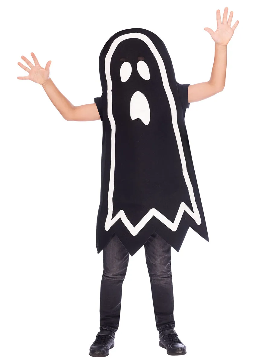 Wailing Glow In the Dark Ghost Boys Halloween Costume