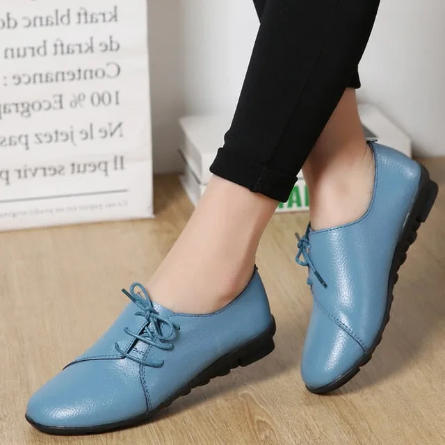 Women shoes 2019 new arrival spring lace-up pleated