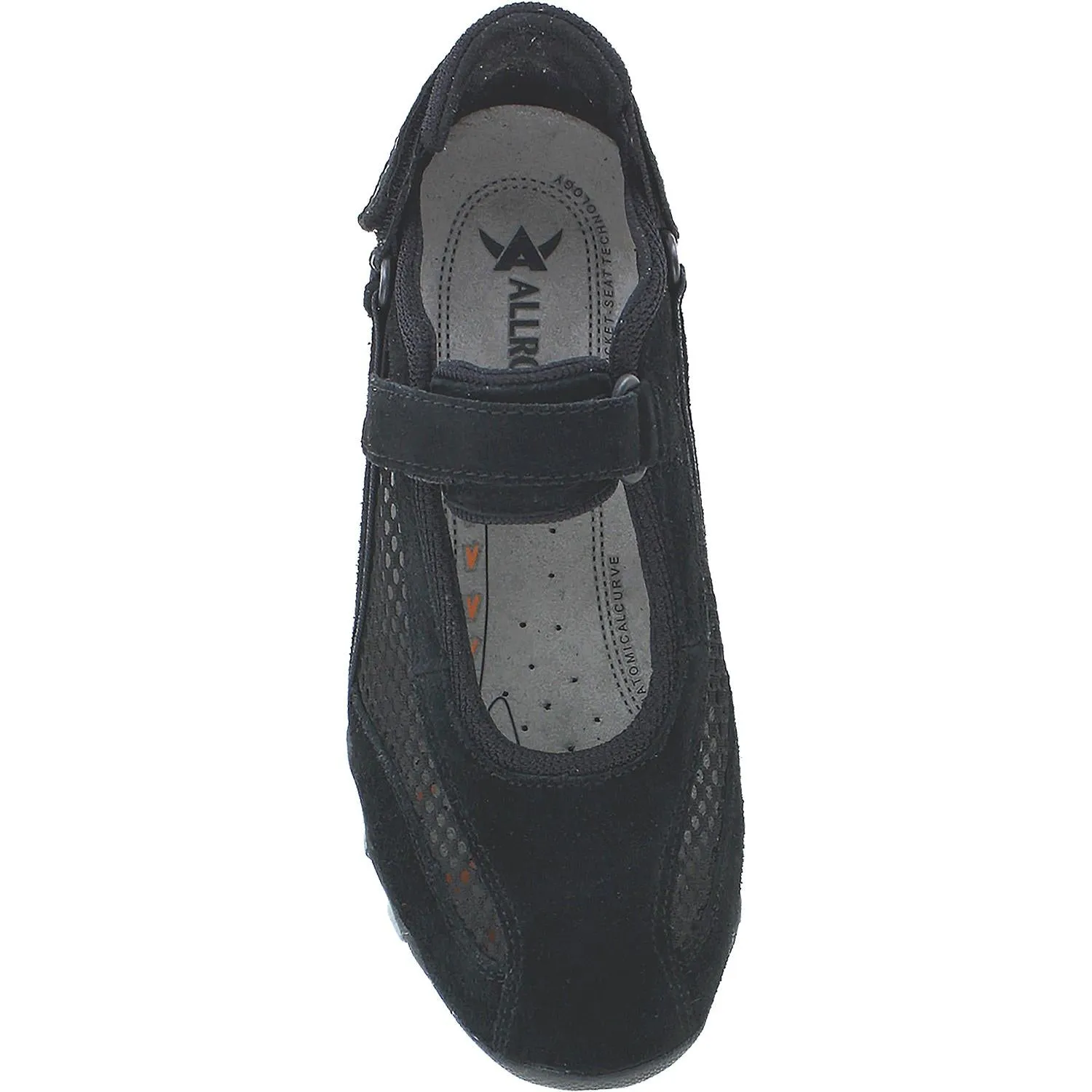 Women's Allrounder by Mephisto Niro Black/Black Suede/Mesh