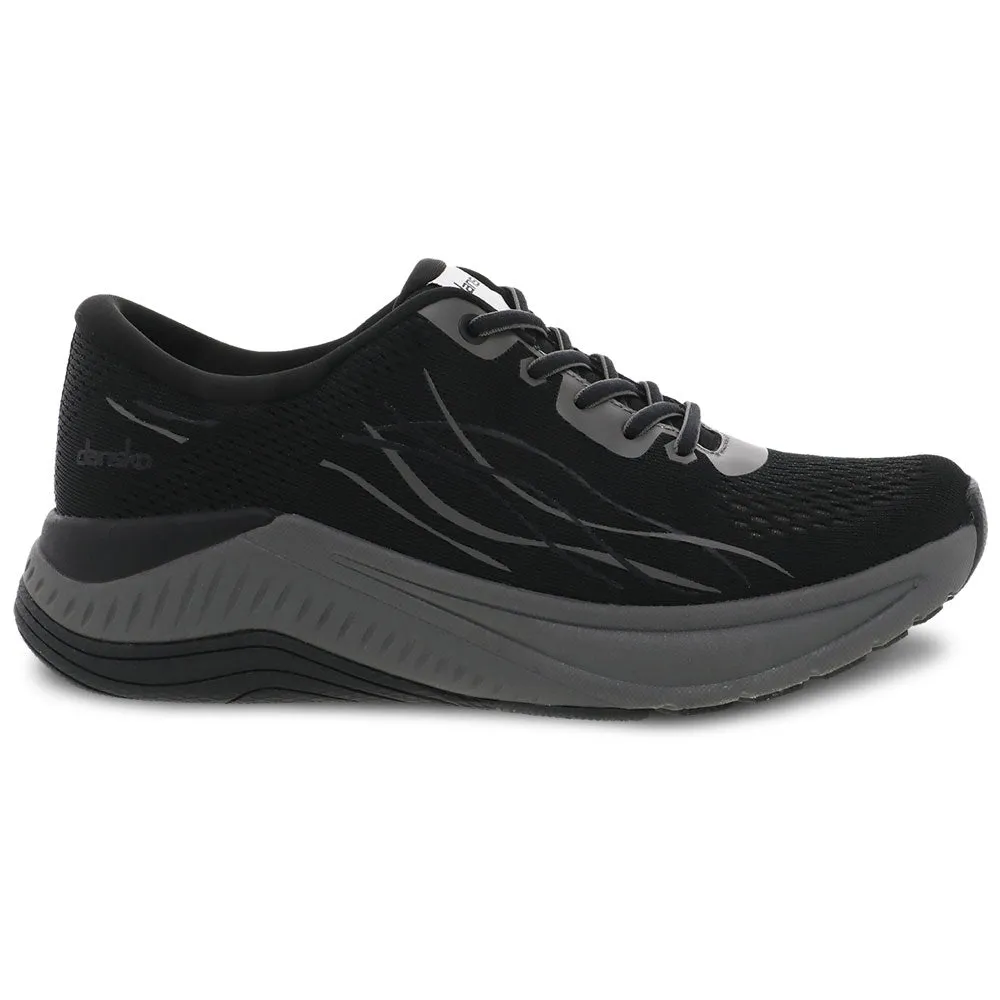 Women's Pace Sneaker Black Grey Mesh