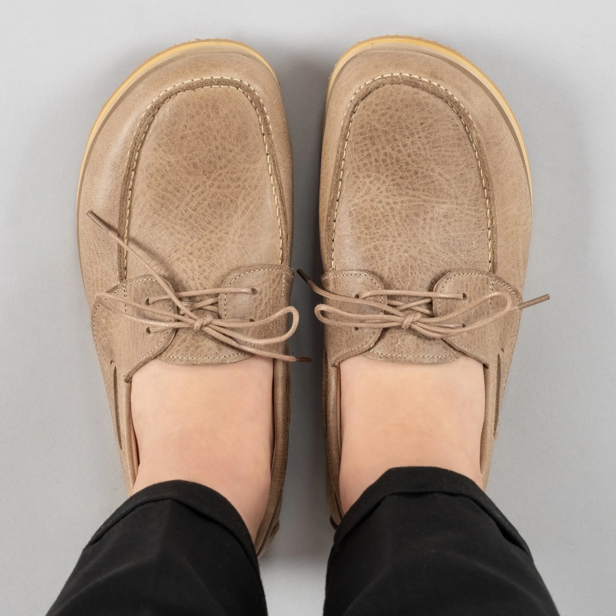 Women's Tan Boat Shoes