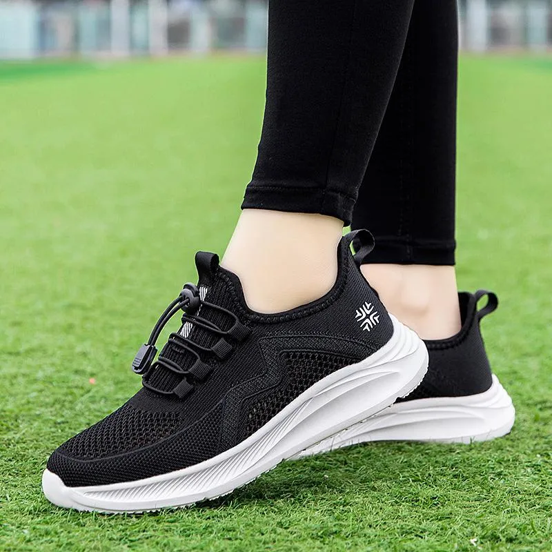 xakxx Summer New Women's Hollow Feet-Covering Sneakers Outdoor Mountaineering Shoes for the Old Breathable Mom Shoes One Piece Dropshipping