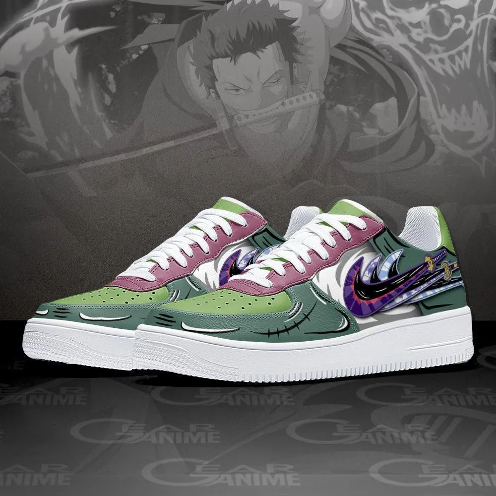 Zoro Swords Air Sneakers Custom Anime OP Shoes