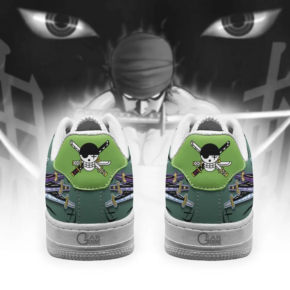 Zoro Swords Air Sneakers Custom Anime OP Shoes